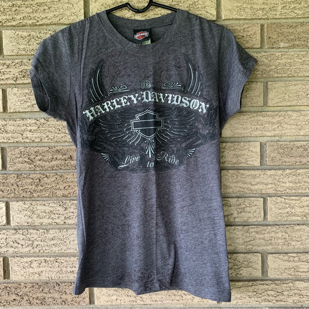Harley-Davidson t-shirt, L, Dark Gray